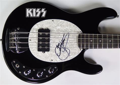 Lot Detail Kiss Gene Simmons Rare Signed Bass Guitar Psajsa Guaranteed