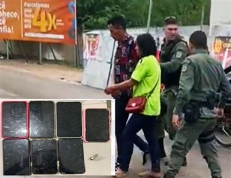 Pm Prende Casal Por Furto De Celulares Farol De Notícias Referência