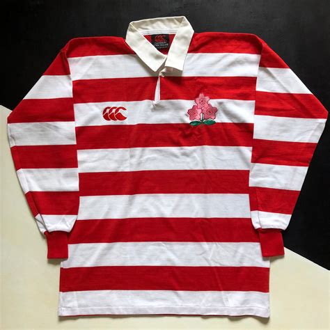 Japan National Rugby Team Jersey 1999 Large – Underdog Rugby - The Tier ...