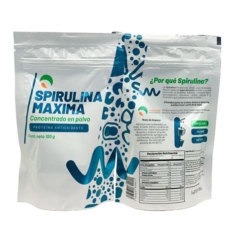 Spirulina Maxima En Polvo G Micro Algas Oleas