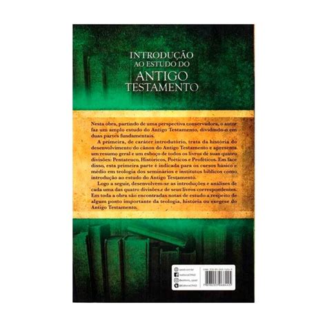 Livro Introdução Ao Estudo Do Antigo Testamento Esdras Costa Benth