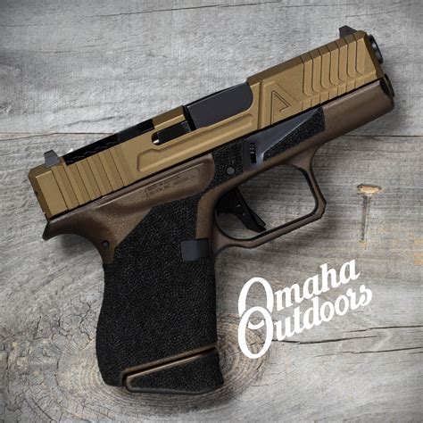 Agency Arms Mod Glock 43 Hybrid Spartan Bronze Burnt Bronze Omaha