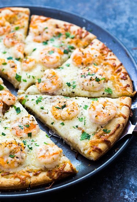 Shrimp Scampi Pizza | The Blond Cook