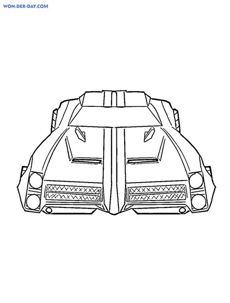 Dibujos De Rocket League Para Colorear Y Imprimir Gratis