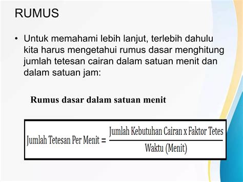 cara menghitung tetesan infus makro dan mikro 1
