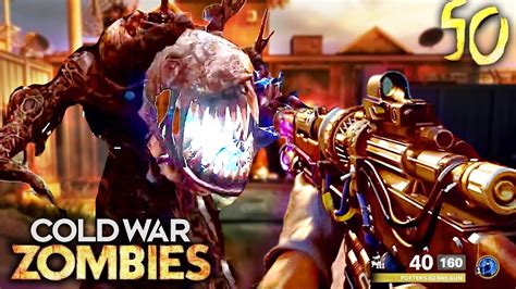 Cold War Zombies Firebase Z Gameplay Round 50 And Wonder Weapon Upgraded Youtube