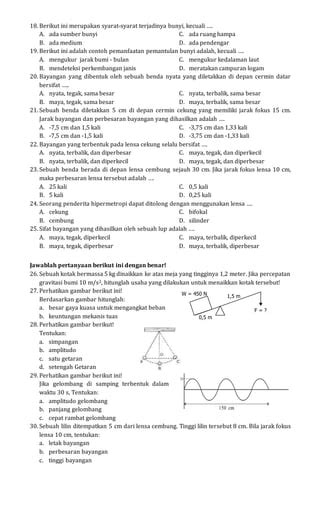 Soal Uas Ipa Genap Pdf