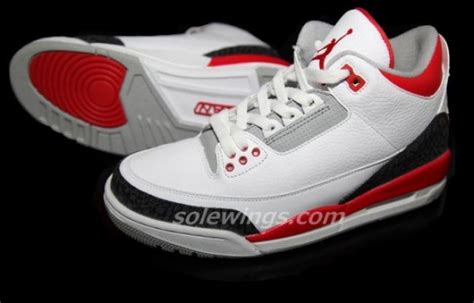 Air Jordan III (3) Retro "Fire Red" - New Pics and Release Info