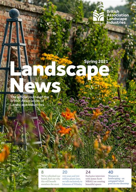 British Association Of Landscape Industries Landscape News Spring