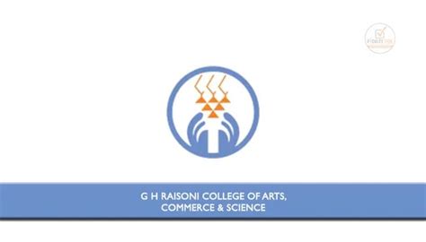 The Logo For G H Raboni College Of Arts Cambridge And Science Is Shown