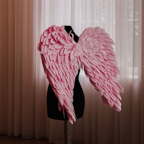 Hot Pink Angel Wings Etsy