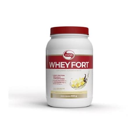 Whey Fort G Sabor Baunilha Vitafor Massa Muscular