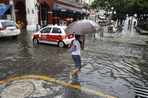 Lluvias Provocan Inundaciones En El Puerto De Veracruz E Veracruz Mx