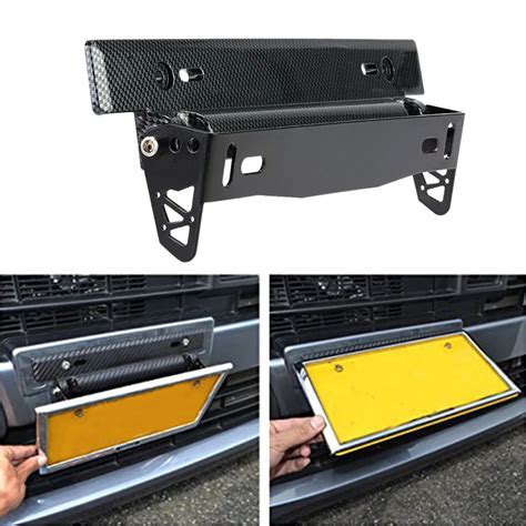 Car Style LP1003 Car License Plate Frame Holder Carbon Fiber Racing ...