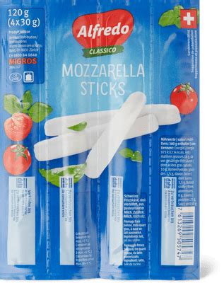 Alfredo Classico Mozzarella Sticks Migros Migipedia