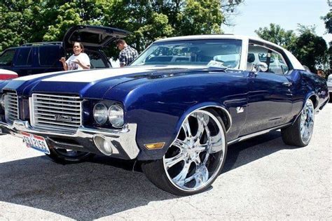 72 Cutlass On 24 S Custom Muscle Cars Old School Muscle Cars Custom Cars Paint