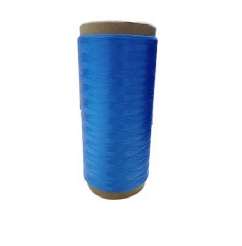 Global Polythreads Blue PP Multifilament Air Intermingled Yarn For