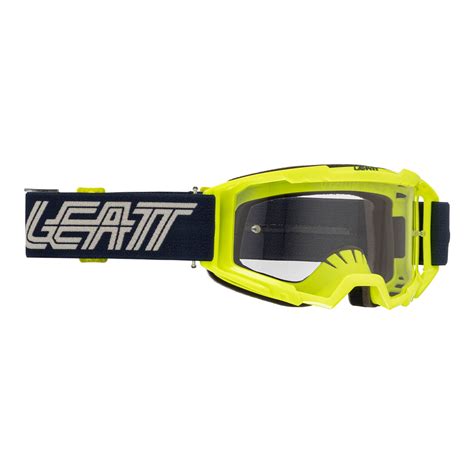 leatt  vizion goggle lime clear  vlt leatt moto australia