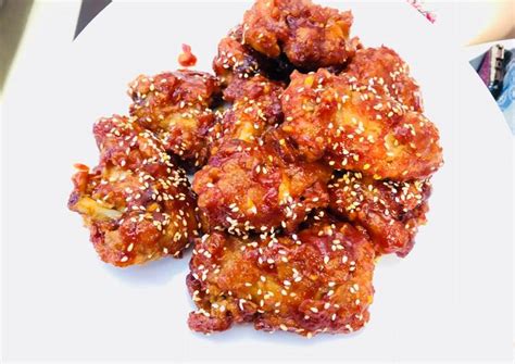 Resep Ayam Goreng Korea Spicy Korean Chicken Yang Lezat Kreasi Masakan