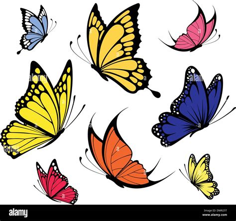 Schmetterling Clipart Stock Vektorgrafiken Kaufen Alamy