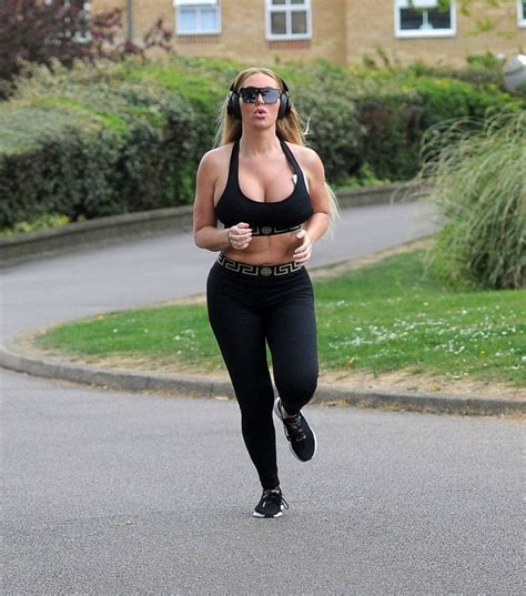 Aisleyne Horgan-Wallace - Jogging candids in London-21 | GotCeleb