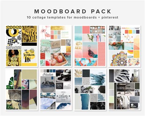 10 Moodboard Templates Photoshop Templates Blogging