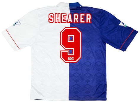 1992 94 Blackburn Home Shirt Shearer 9 9 10 XXL