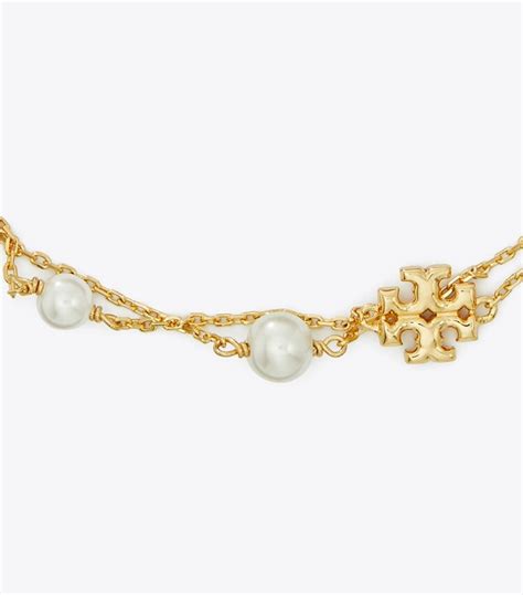 Kira Pearl Double Strand Bracelet Women S Jewelry Bracelets Tory