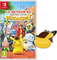 Le retour de Détective Pikachu Switch Préco FR à 44 99 avec pins