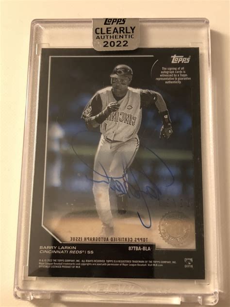 Yahoo オークション 2022 Topps Clearly Authentic Barry Larkin 99