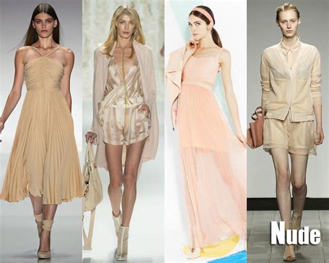 Spring New York Fashion Week Trends Nude Sydne Style