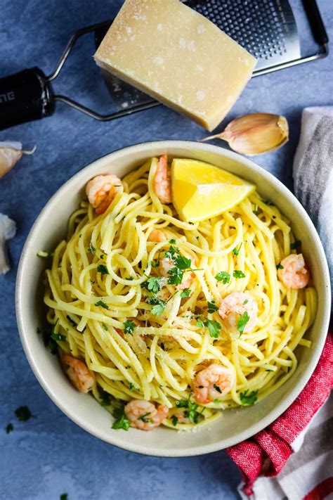 Garlic Butter Shrimp Pasta - Coco and Ash