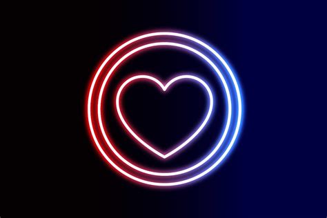 Neon Icon Heart Sign Graphic By Jatmika Studio Creative Fabrica