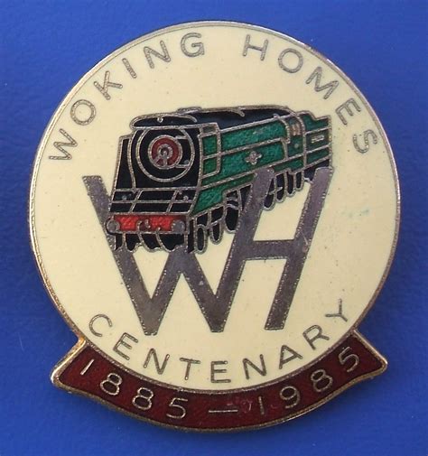 Woking Homes Centenary Commemorative Badge 1985 Flickr