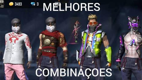 Melhores Combina Es De Skins Free Fire Youtube