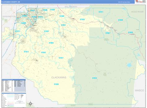 Clackamas County Evacuation Map