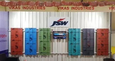 Jsw Colouron Plus Colour Coated Profile Roofing Sheets At Rs 102 Kg