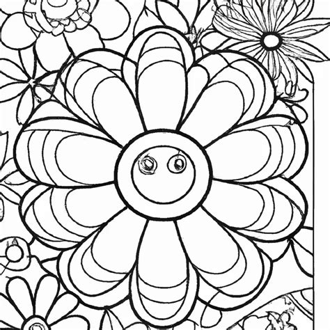 Desenhos De Flores F Ceis Para Colorir