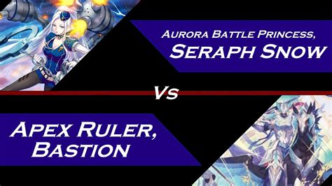 Cardfight Vanguard Overdress Aurora Battle Princess Seraph Snow Vs