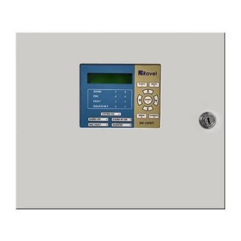 White Fire Alarm Control Panel Ravel Zone Gsm Panel Re Eg For