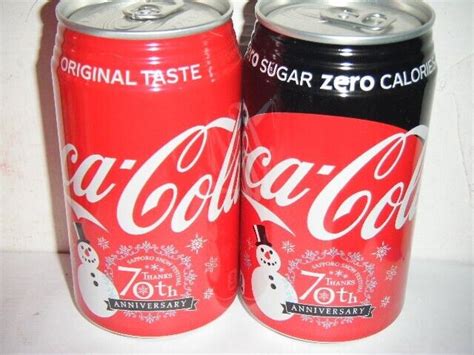 2019 Japan Coca Cola 70th SAPPORO SNOW FESTIVAL 2 Cans Set 355ml Empty