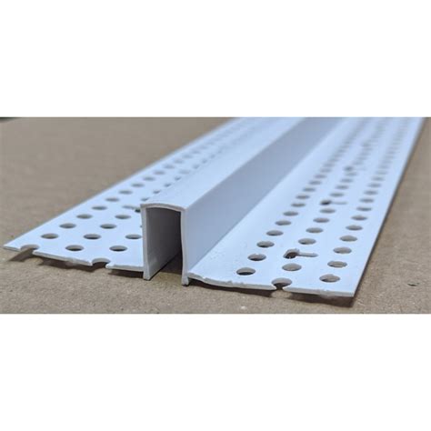 Trim Tex Mm X Mm White Pvc Architectural Reveal Bead Profile M