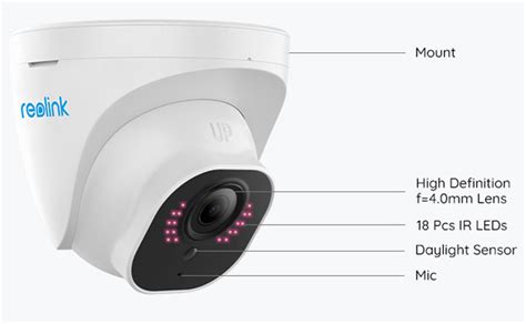 Reolink Rlc A Mp Poe Dome Camera With Person Vehicle Detection At