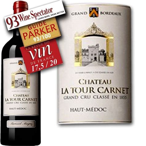 Ch Teau La Tour Carnet Haut M Doc Vin Rouge La Cave Cdiscount