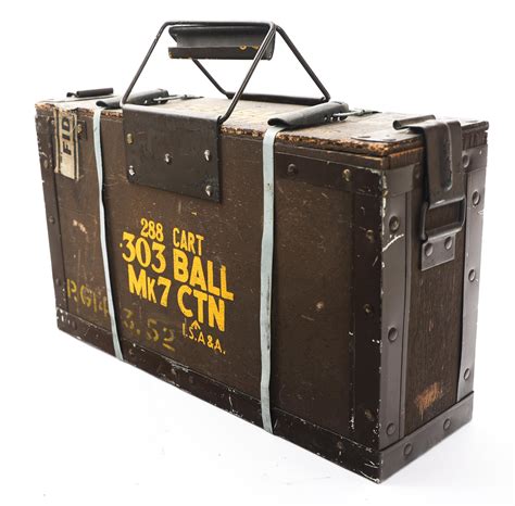 Sold Price AMMUNITION IN CRATE 303 BRITISH 288 ROUNDS February 1