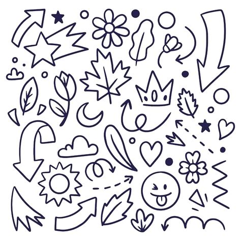 Free Vector Hand Drawn Scribble Element