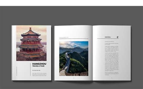 Travel Magazine Template #158468 - TemplateMonster