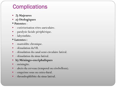 Ppt Lotite Moyenne Chronique Cholestéatomateuse Powerpoint