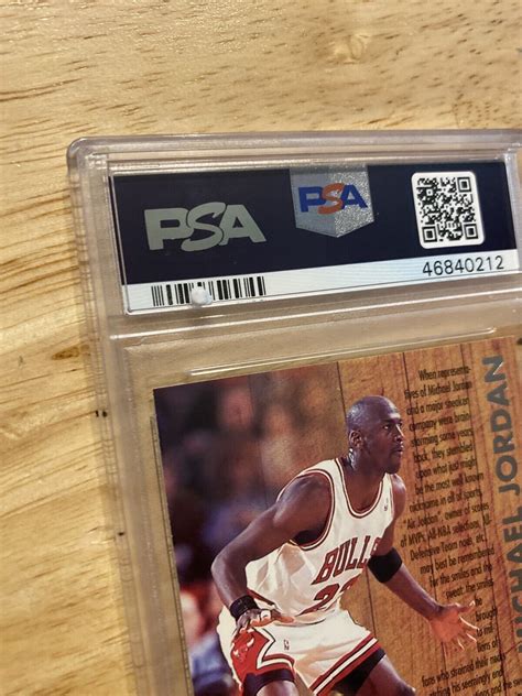 Michael Jordan Psa Fleer Ultra Air Nicknames Vintage Nba Chicago