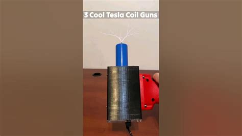 3 Cool Tesla Coil Guns High Voltage Toys ⚡ Shorts Youtube